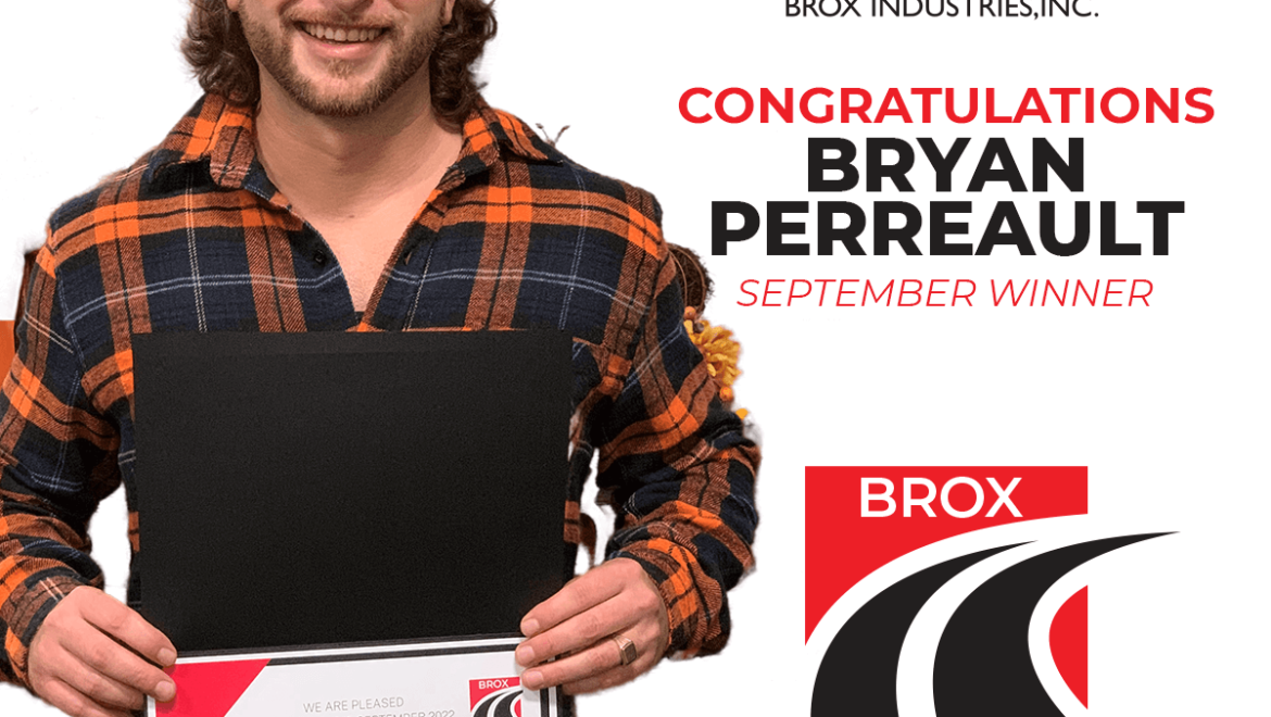 Bryan Perreault - September 2022 Winner