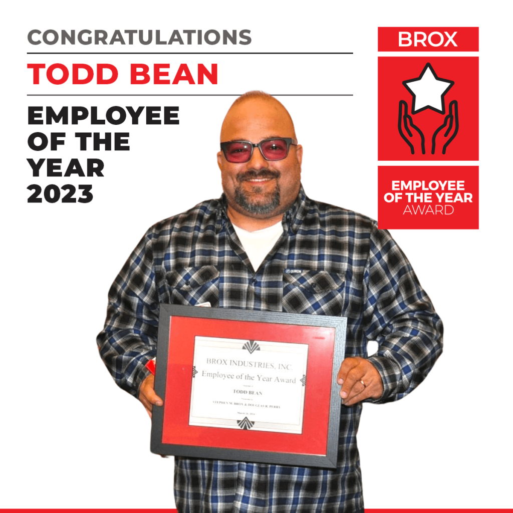 Todd Bean - Brox Employee of the Year 2023