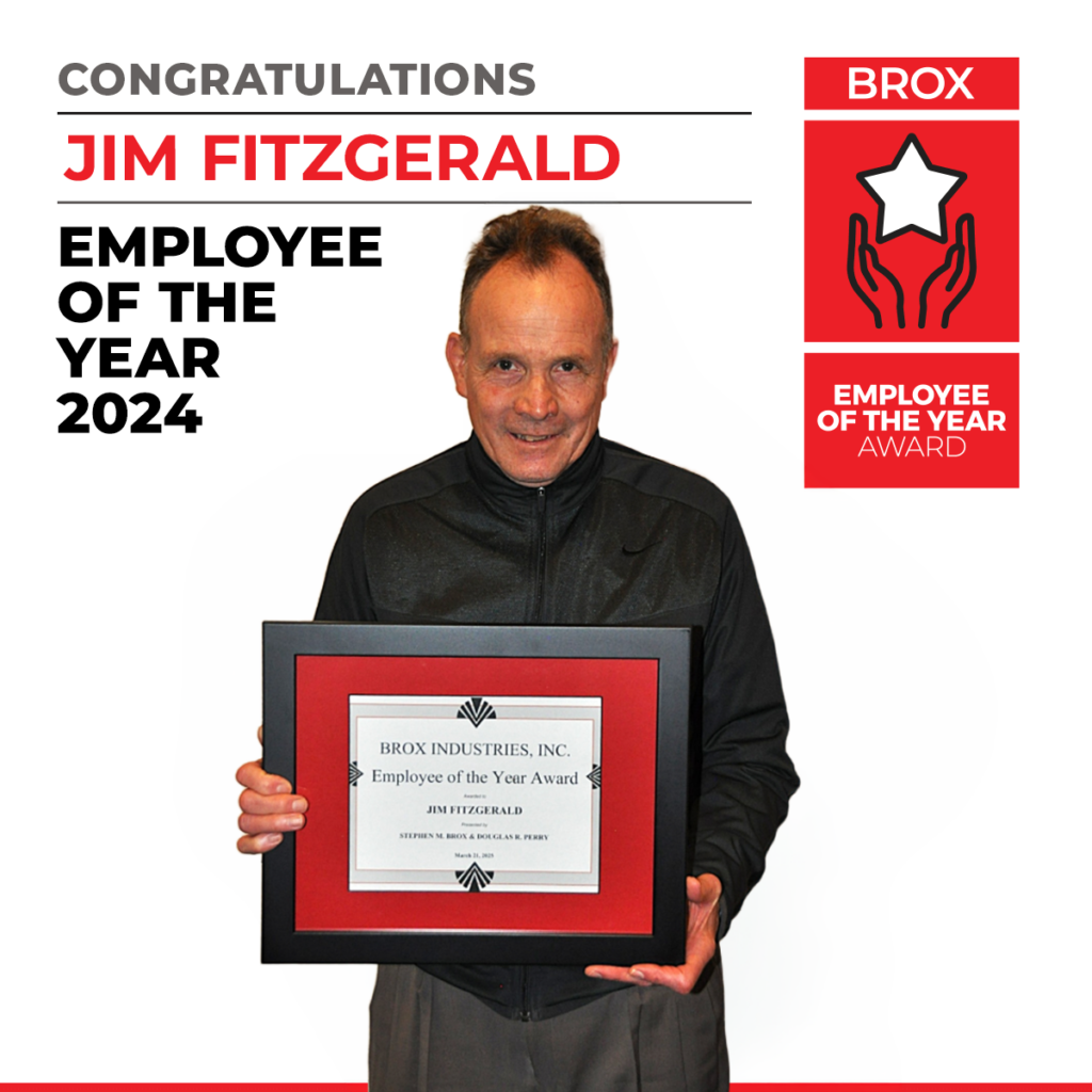 We are proud to recognize Jim Fitzgerald as Brox’s 2024 Employee of the Year! 